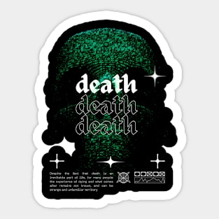 Death skull Sticker